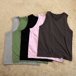 Bundle Athleta In Motion Seamless Tank Tops Size Medium